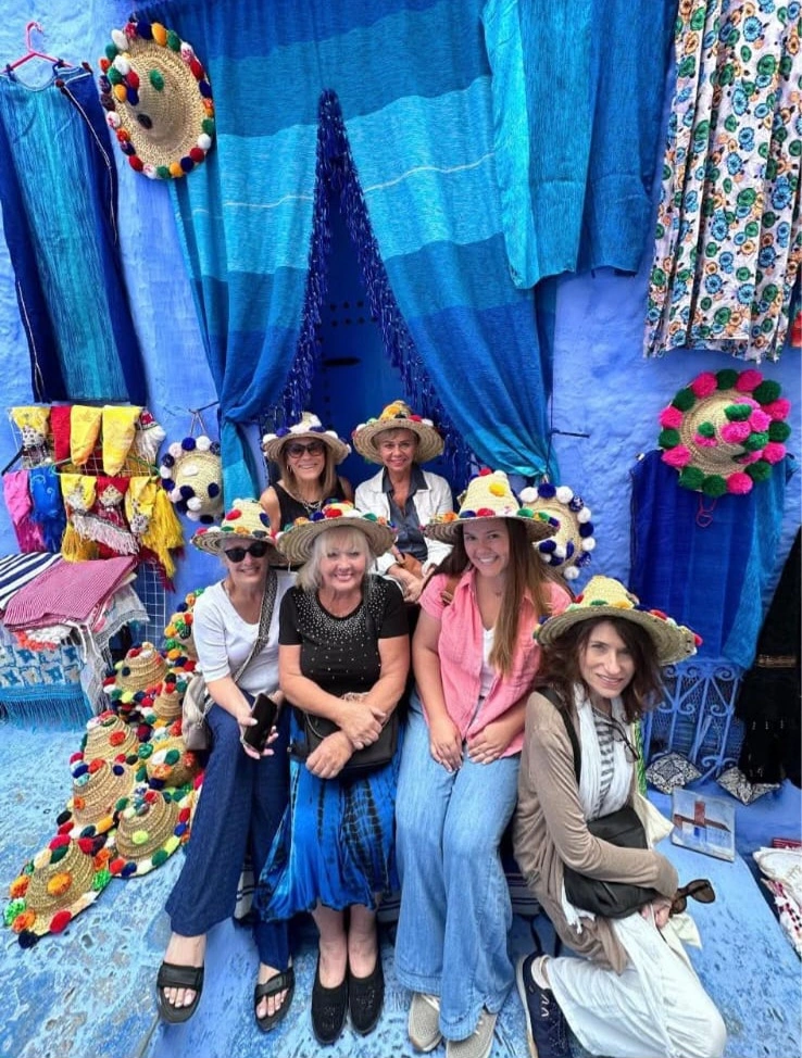 Groupe de voyageuses au Maroc
